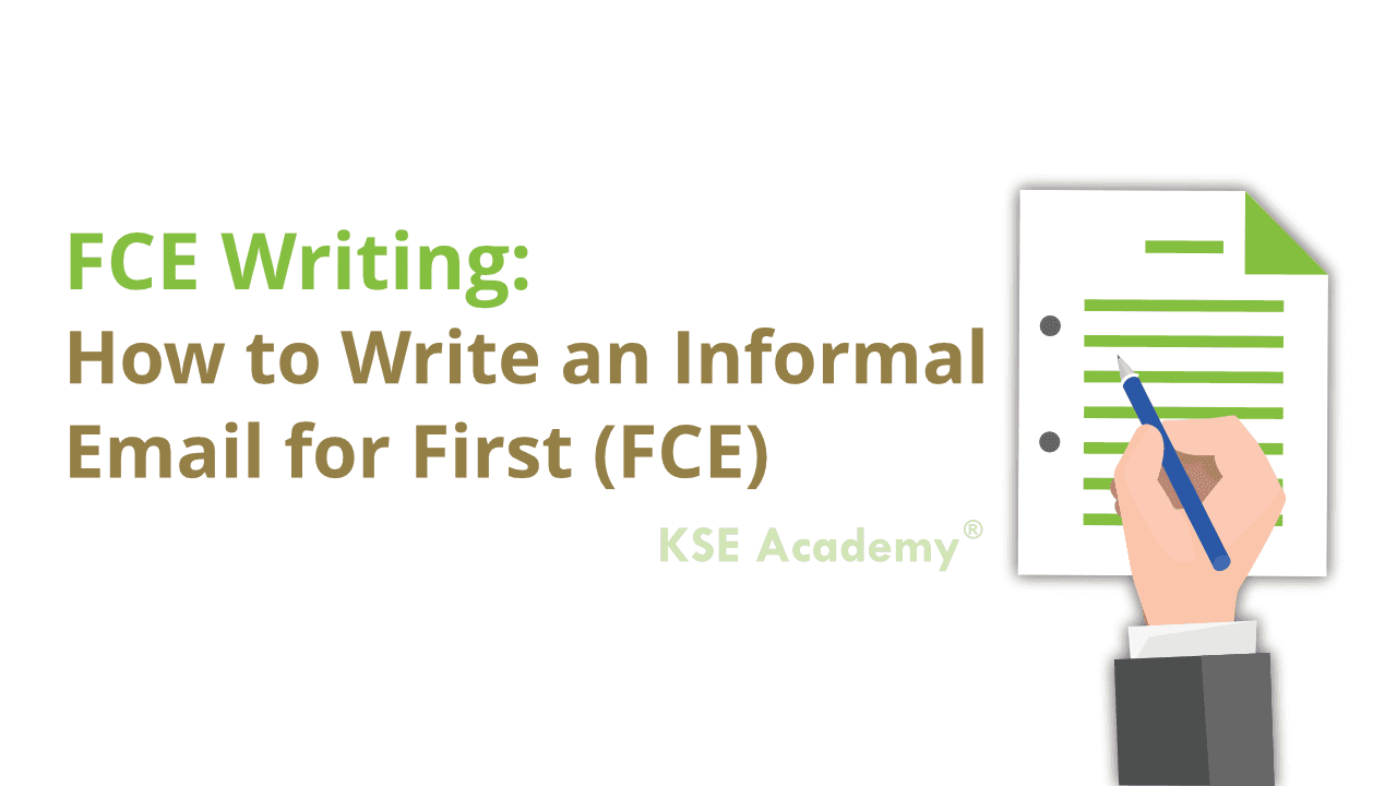 how to write an informal email for fce writing